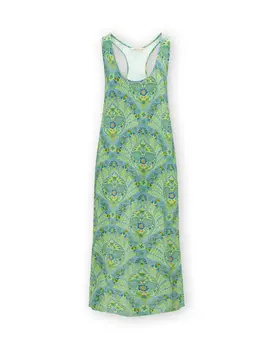 Pip Studio Damara Sleeveless Nightdress Alba Blue Green M