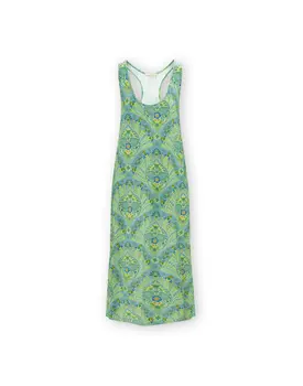 Pip Studio Damara Sleeveless Nightdress Alba Blue Green M