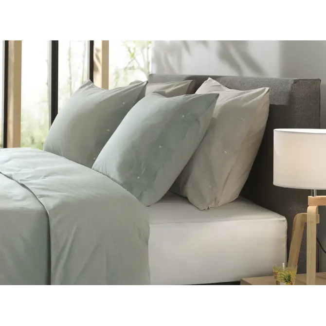 Jaune Chambray Housse de couette 240x200/220 Jade Green