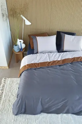 Silvana dekbedovertrek Alani - Blauw 260x200/220 cm