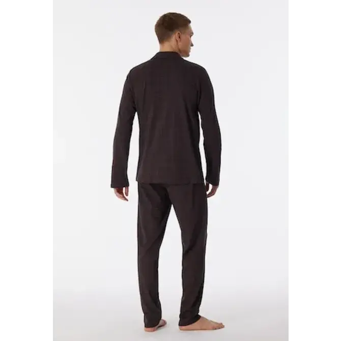 Schiesser Pyjama long anthracite 180272 50/M