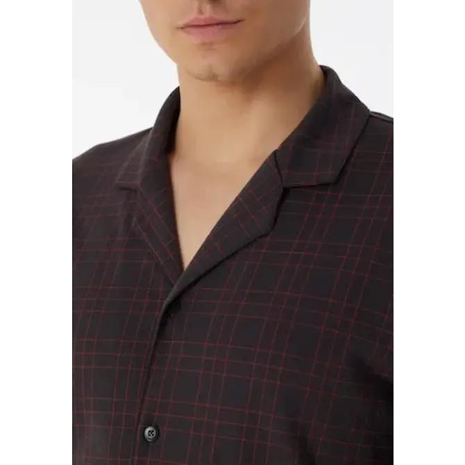 Schiesser Pyjama long anthracite 180272 50/M