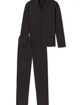 Schiesser Pyjama Long anthracite 180272 50/M