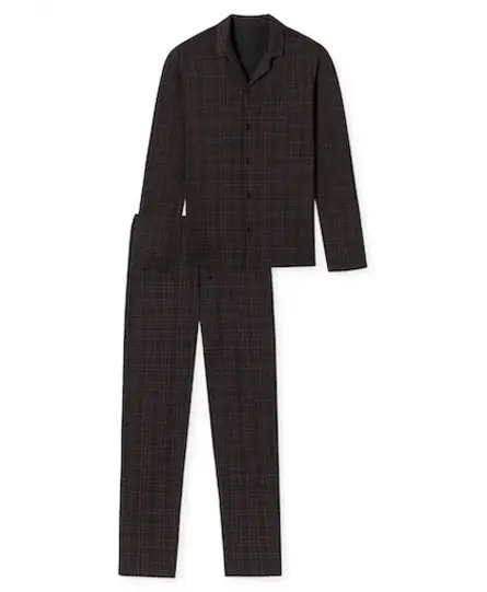 Schiesser Pyjama Long anthracite 180272 50/M