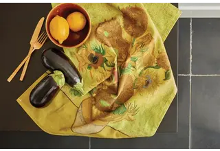 Beddinghouse x Van Gogh Museum Sunflower Tea Towel Yellow