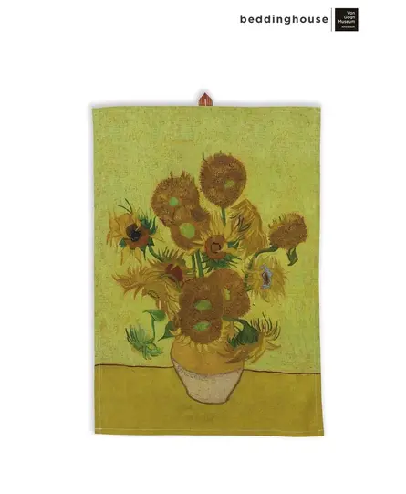 Beddinghouse x Van Gogh Museum Sunflower Tea Towel Yellow