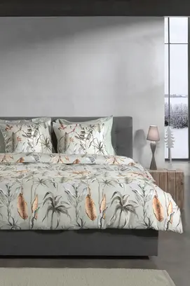 Heckett & Lane Areca Dekbedovertrek 240x200/220 Green