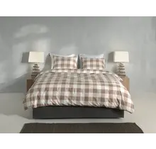 Zo! Home Quattro di Lino Dekbedovertrek 200x200/220 Sandy Beige