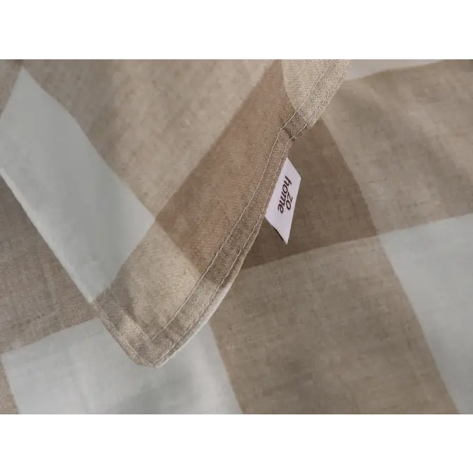 Zo ! Home Quattro di Lino housse de couette 200x200/220 Sandy Beige