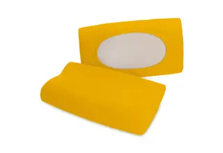 Schlafgut Pure flexible Kussensloop S-XL 196 Yellow Deep