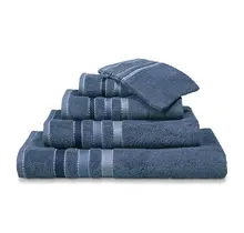 Vandyck Prestige Lines Vintage Blue Handdoek 60x110