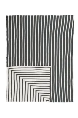 Marc O'Polo plaid Arre anthracite 130x170