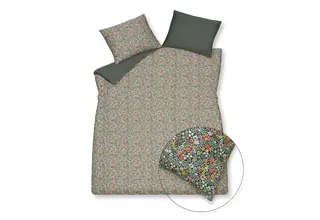 Vandyck PURE 65 satin flower 1-persoons (140x200/220) multi
