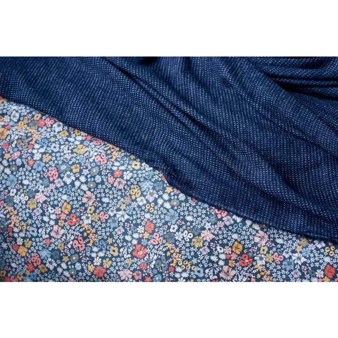 Vandyck PURE 65 satin flower 1-persoons (140x200/220) multi Vandyck PURE 65 satin flower 1-persoons (140x200/220) multi