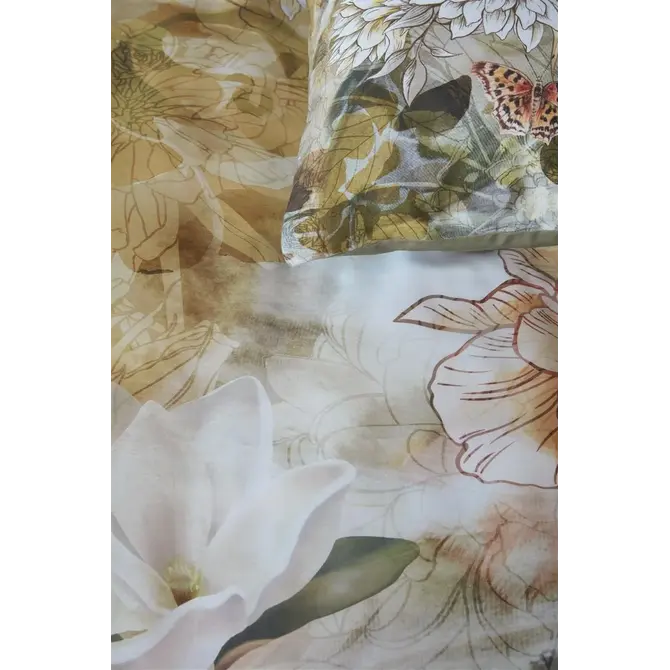 Kardol by Beddinghouse Monarch Dekbedovertrek  Olijf Groen 200x200/220 cm