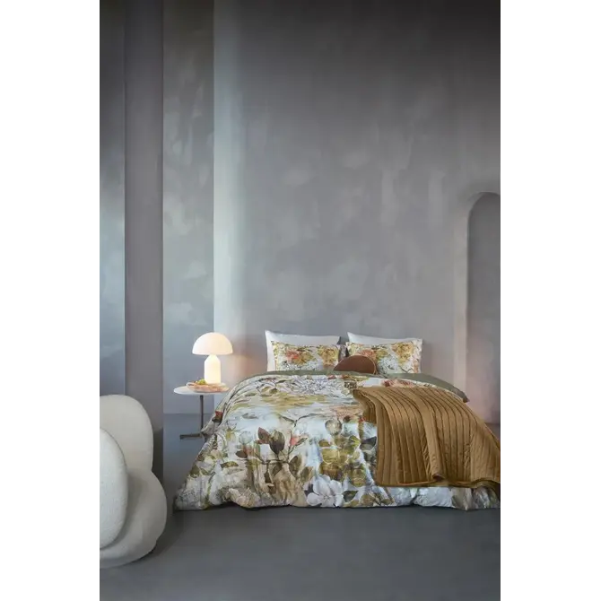 Kardol by Beddinghouse Housse de couette Monarch Vert olive 200x200/220 cm