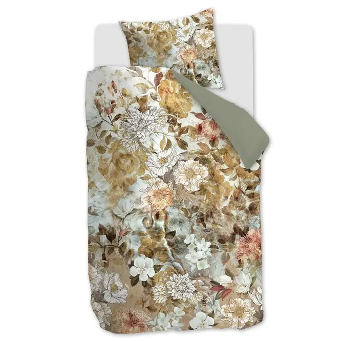 Kardol by Beddinghouse Monarch Dekbedovertrek  Olijf Groen 200x200/220 cm