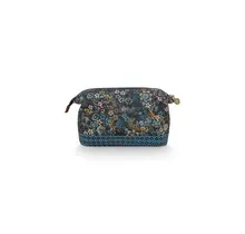 Pip Studio Cooper Trousse Cosmétique Grande Tutti i Fiori Bleu 26x18x12cm