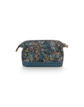 Pip Studio Cooper Cosmetic Purse Large Tutti i Fiori Blue 26x18x12cm