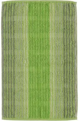 Cawö Cashmere Streifen Gastendoekje Kiwi 30x50