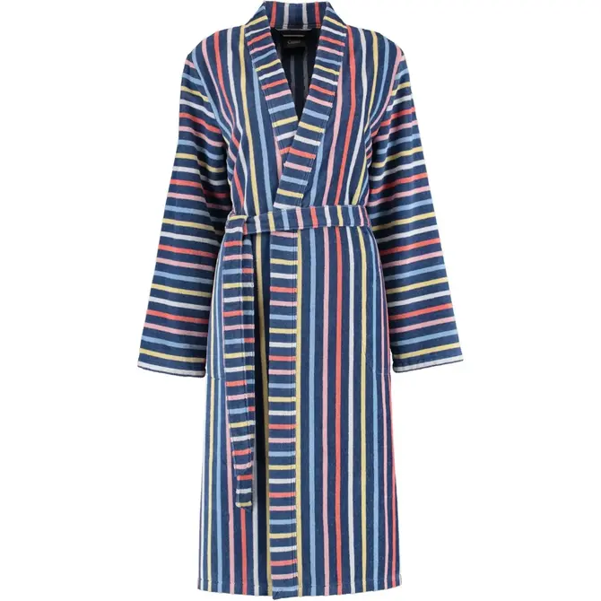 Cawö Peignoir pour dames 3343 Blau-multi 46