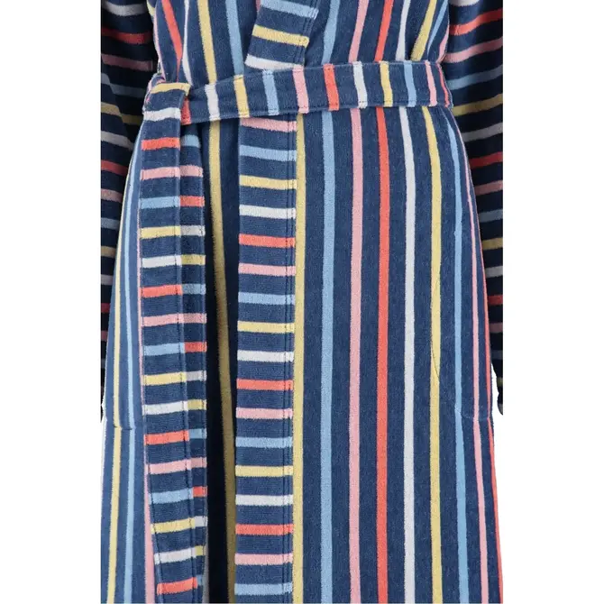 Cawö Dames Badjas 3343 Blau-multi  46