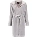 Cawö Cawö Ladies Short Hooded Bathrobe 822 - Graphit 32/34