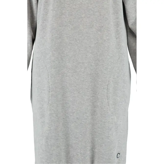 Cawö Dames Lange Hoodie 820 - Grau-blau  XL