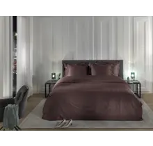 Heckett & Lane - Housse de couette Diamante 140x200/220 Marsala Brown