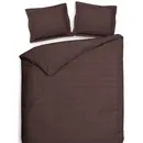 Heckett & Lane Heckett & Lane - Housse de couette Diamante 140x200/220 Marsala Brown