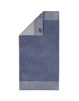 Cawo Two-Tone Handdoek Nachtblau 50x100
