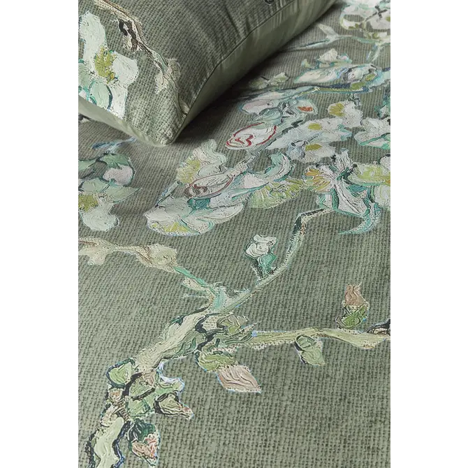 Beddinghouse x Van Gogh Museum Blossoming Housse de Couette - Vert 260 x 200/220 cm Beddinghouse x Van Gogh Museum Blossoming Housse de Couette - Vert 260 x 200/220 cm