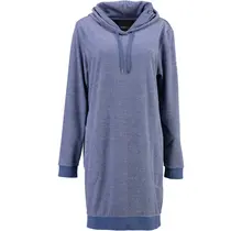 Cawö Dames Lange Hoodie 818 Denim  L