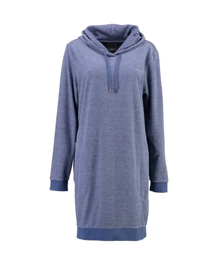 Cawö Dames Lange Hoodie 818 Denim  L