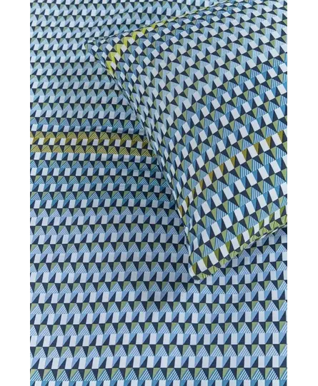 Kardol Rhythm Dekbedovertrek - Blauw Groen 240 x 200/220 cm