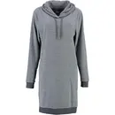 Cawö Cawö Dames Lange Hoodie 818 Anthrazit  M