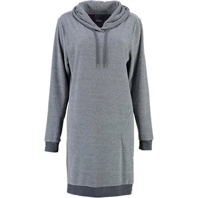 Cawö Dames Lange Hoodie 818 Anthrazit  M