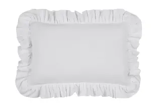 KAAT Amsterdam Coussin décoratif Faby - Blanc 40x60 cm