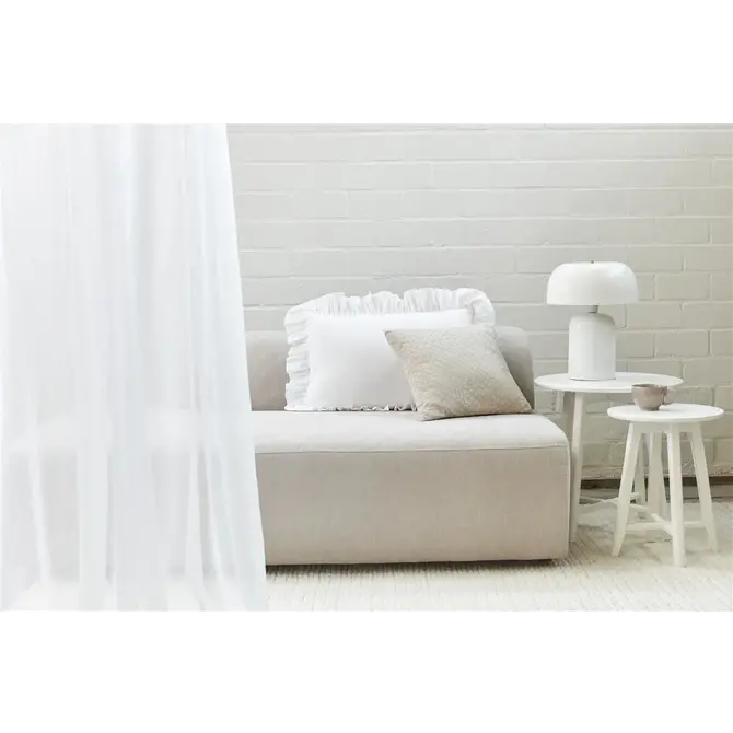 KAAT Amsterdam Coussin décoratif Faby - Blanc 40x60 cm