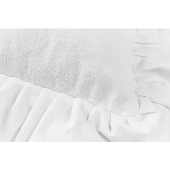 KAAT Amsterdam Coussin décoratif Faby - Blanc 40x60 cm