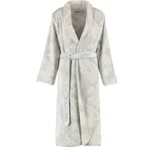 Cawo Peignoir 4420 Velours avec col châle Silber 50