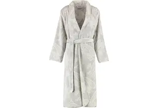 Cawo Peignoir 4420 Velours avec col châle Silber 50