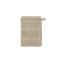 Cawö Noblesse Uni Gant de toilette sable