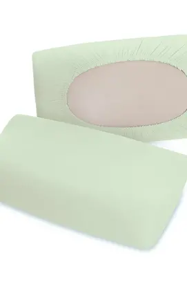 Schlafgut Pure flexible Kussensloop S-XL 643 Green Light