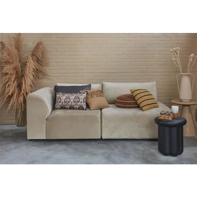 KAAT Amsterdam Julan Coussin décoratif Anthracite 40x60 cm