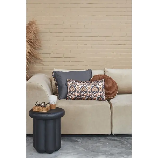 KAAT Amsterdam Julan Coussin décoratif Anthracite 40x60 cm