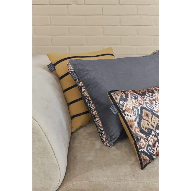 KAAT Amsterdam Julan Coussin décoratif Anthracite 40x60 cm