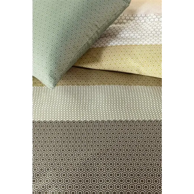 Beddinghouse Housse de couette Theo Green 200x200/220 cm