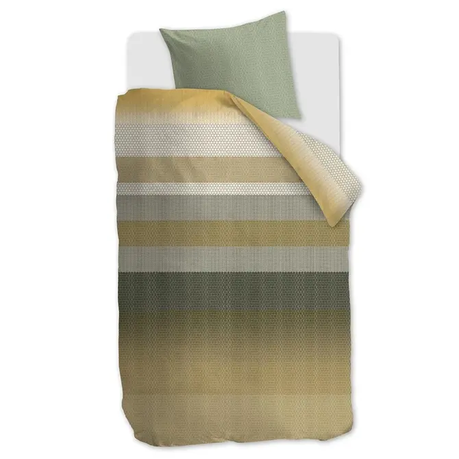 Beddinghouse Dekbedovertrek Theo Green 200x200/220 cm