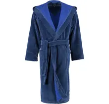 Cawö Peignoir à capuche pour hommes 801 - Nachtblau 58/60
